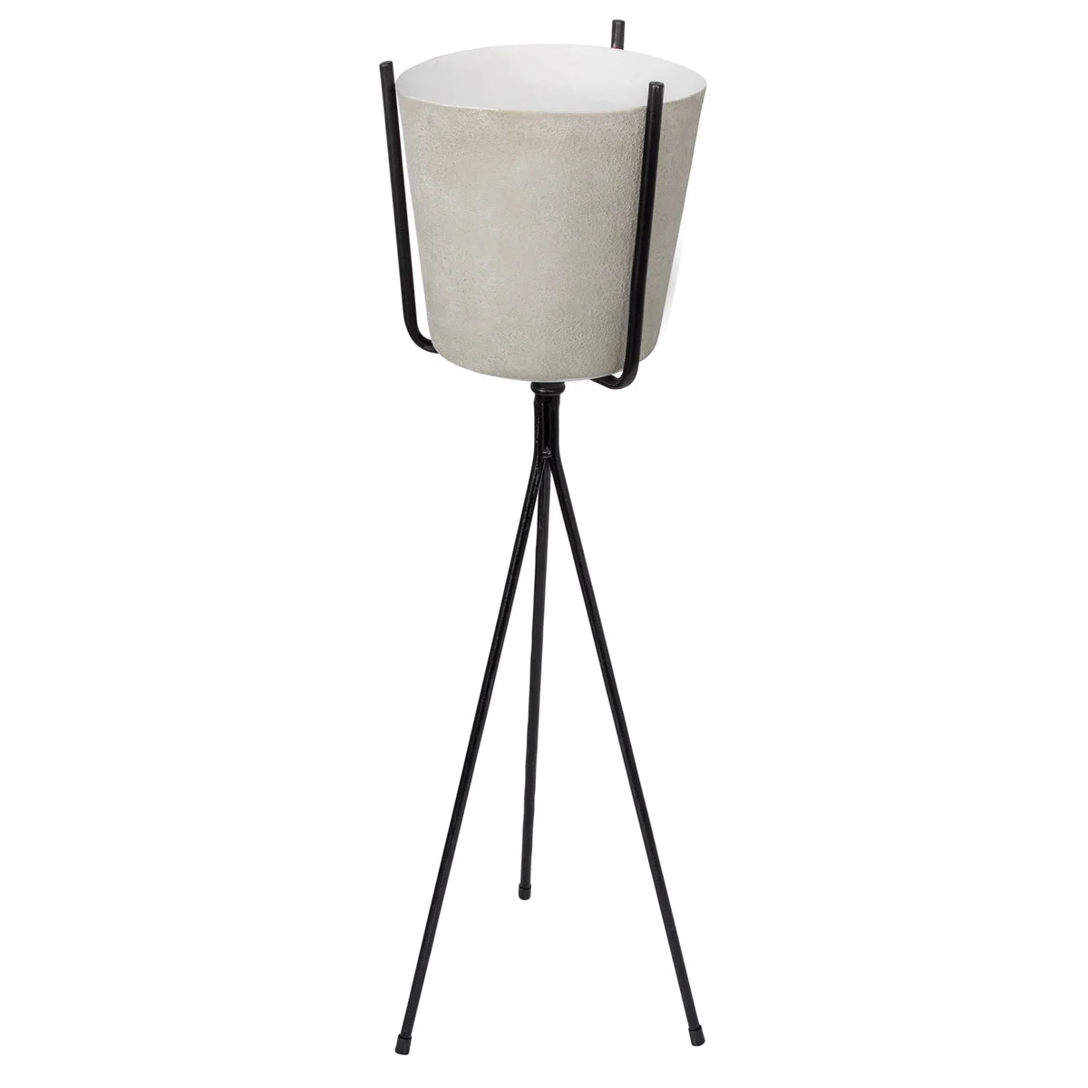 Sagebrook Home 13143-07 31.5" Gray Metal Planter On Stand