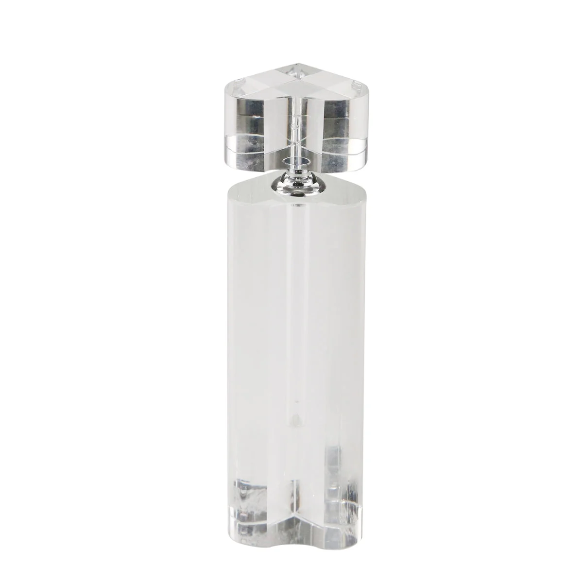Sagebrook Home Crystal Heart Perfume Bottle 7.75``