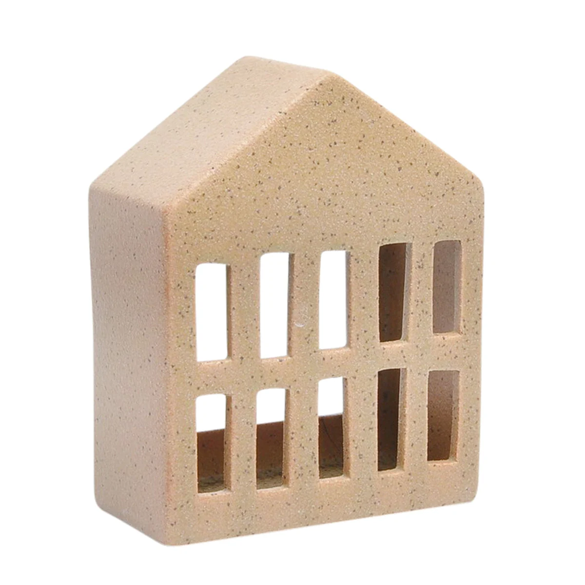 Sagebrook Home Beige House Candle Lantern 5.75``
