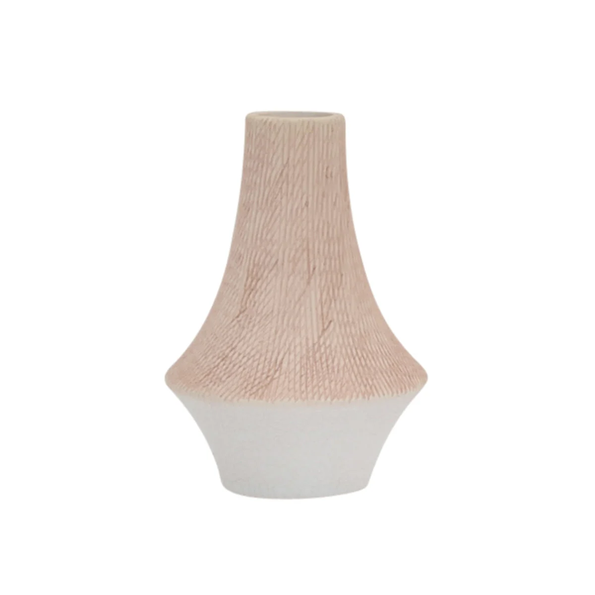 Sagebrook Home Beige/Gray Swoop Vase 6.75``