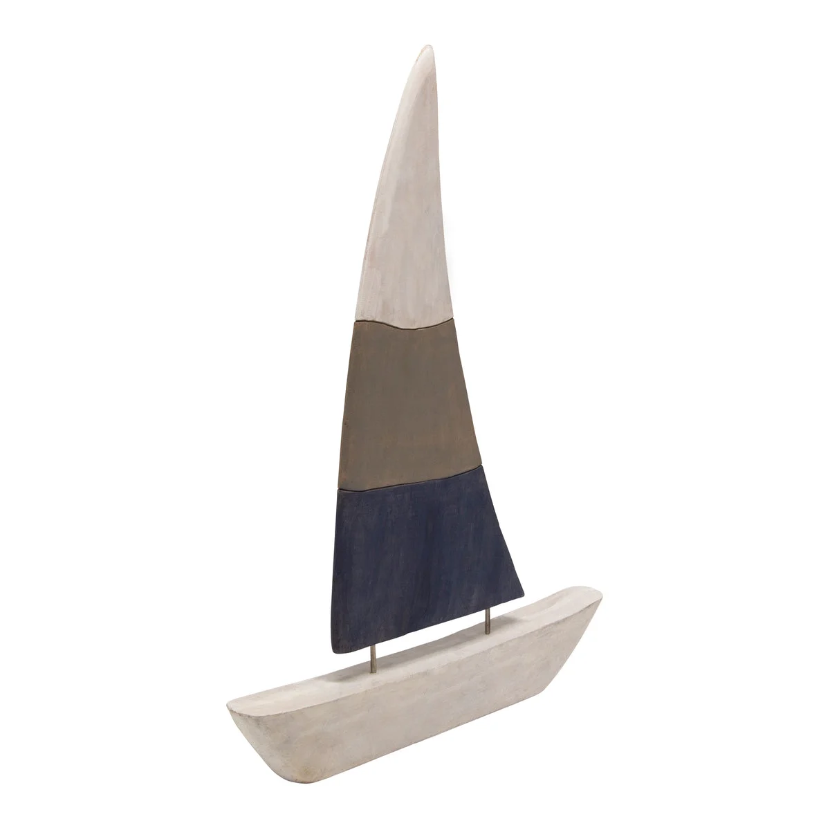 Sagebrook Home Mango Wood Sailboat 27"