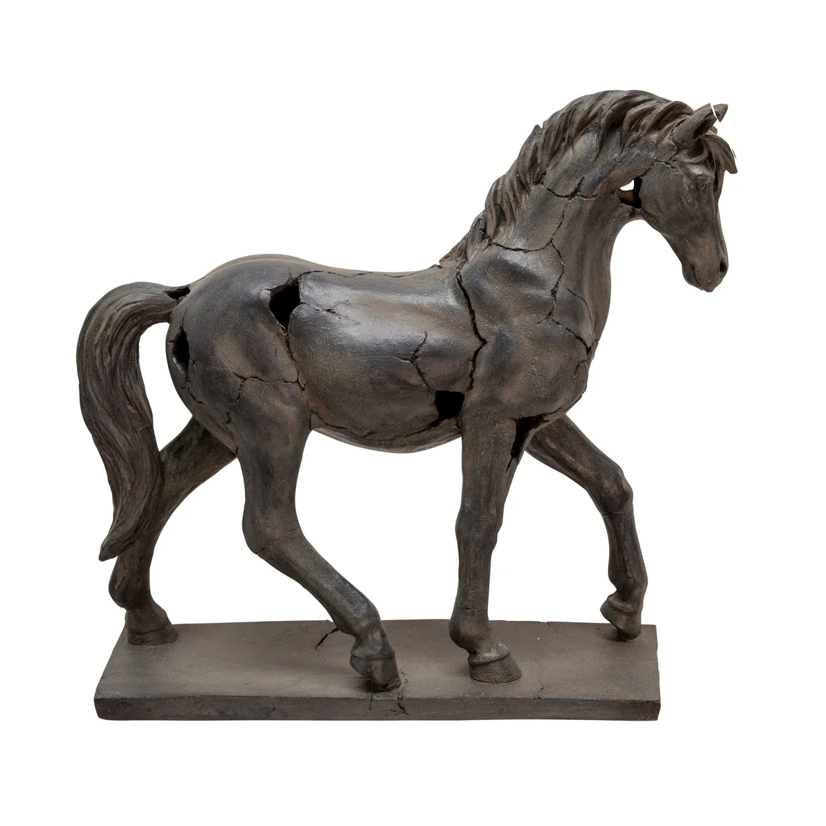Sagebrook Home Cracked Horse Sculpture