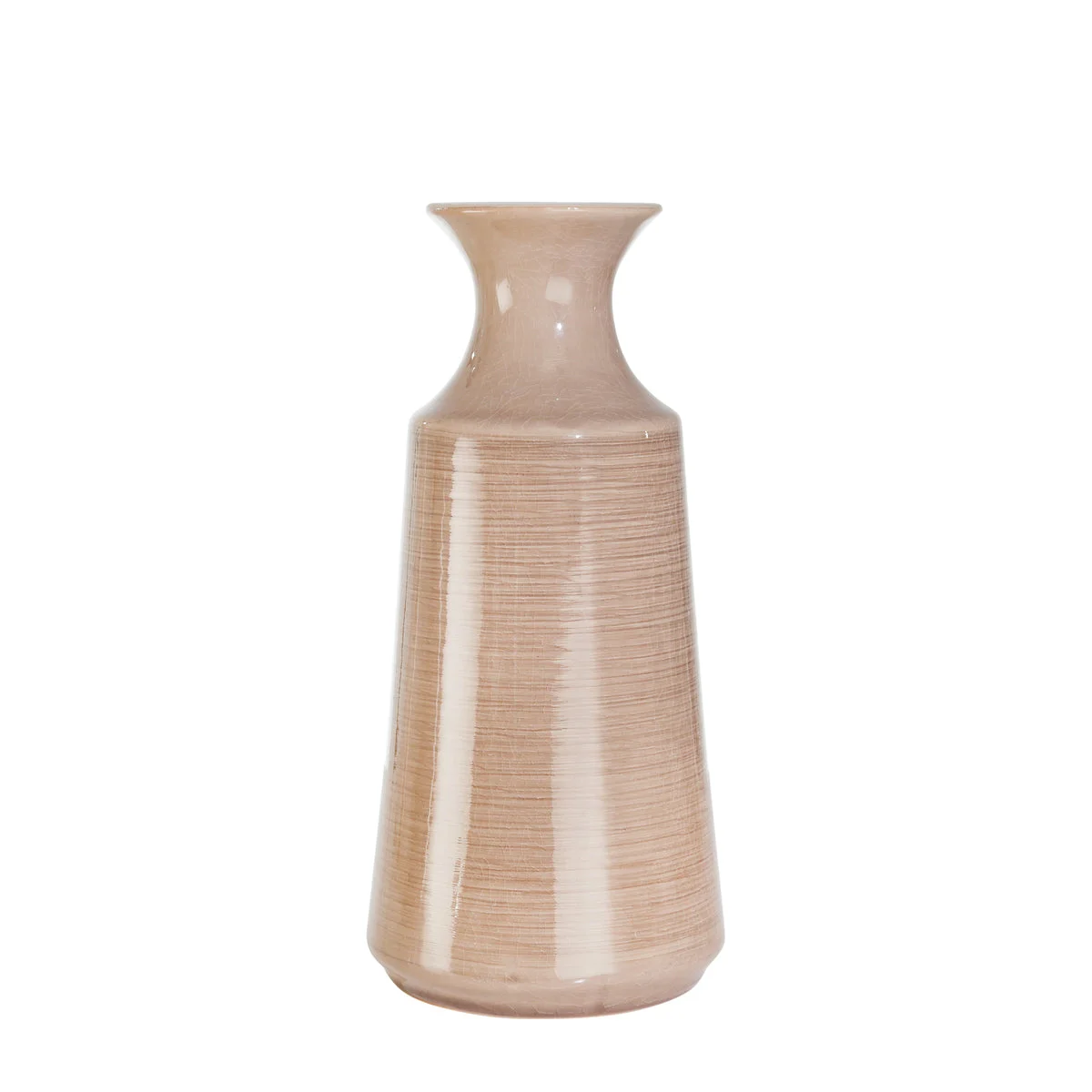Sagebrook Home Beige Ceramic Vase