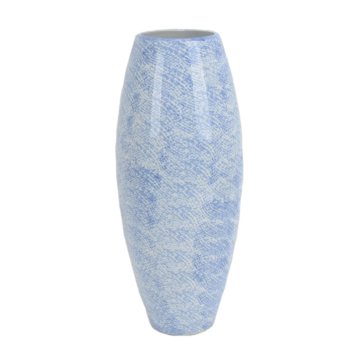 Sagebrook Home Light Blue/White Vase 16``