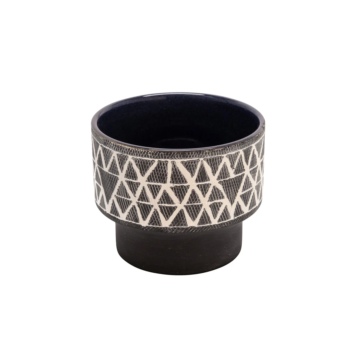 Sagebrook Home Ceramic 4.5" Planter Gray