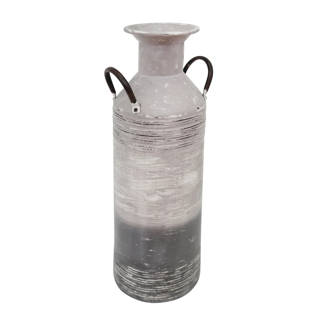 Sagebrook Home Metal 21.75" Milk Can, Gray