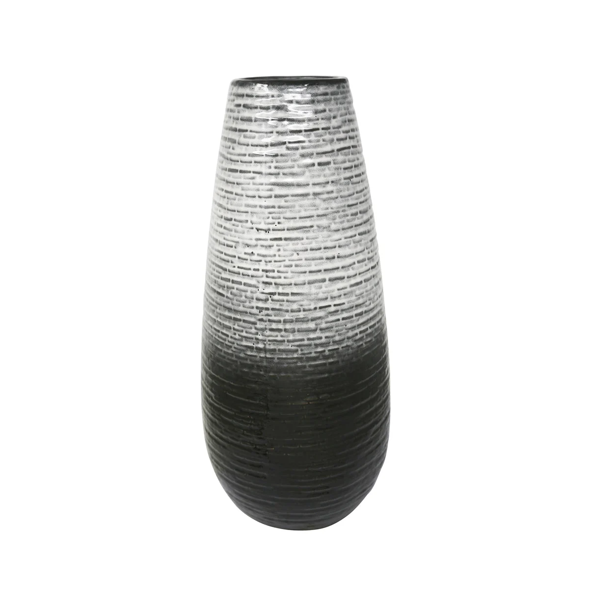 Sagebrook Home Ceramic 19.5 Vase, Gray