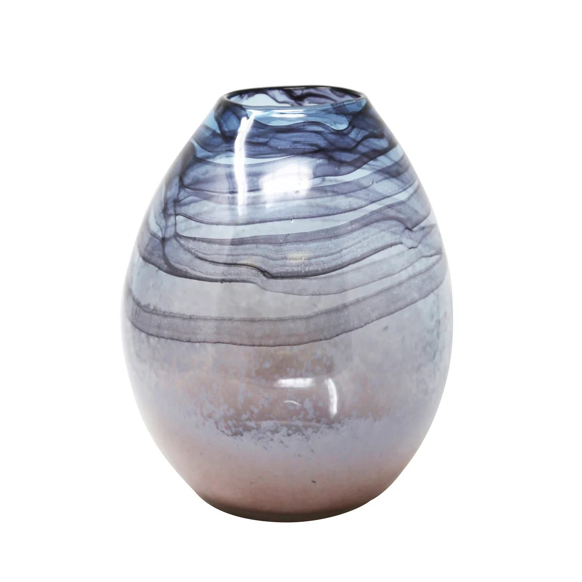 Sagebrook Home Glass Vase 14.75``, Multi