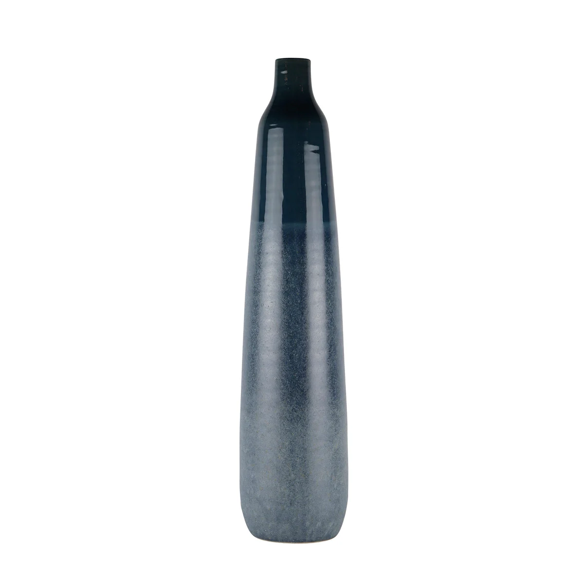 Sagebrook Home Ceramic 28"H Bottle Vase, Blue Mix
