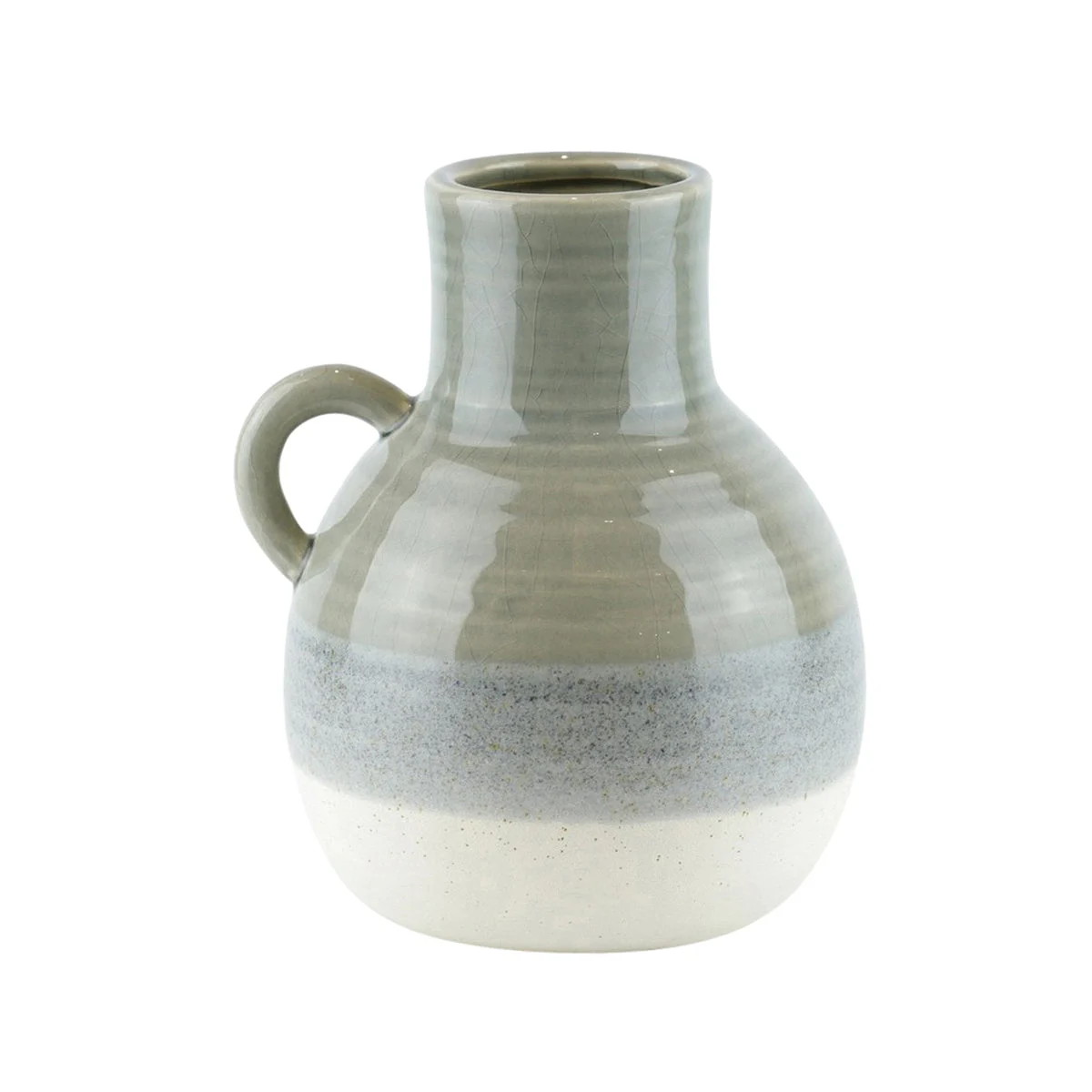 Sagebrook Home Ceramic 9" Jug, Green