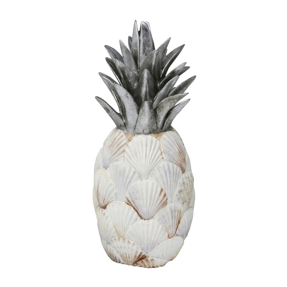 Sagebrook Home Resin Sea Shell Pineapple, Multi