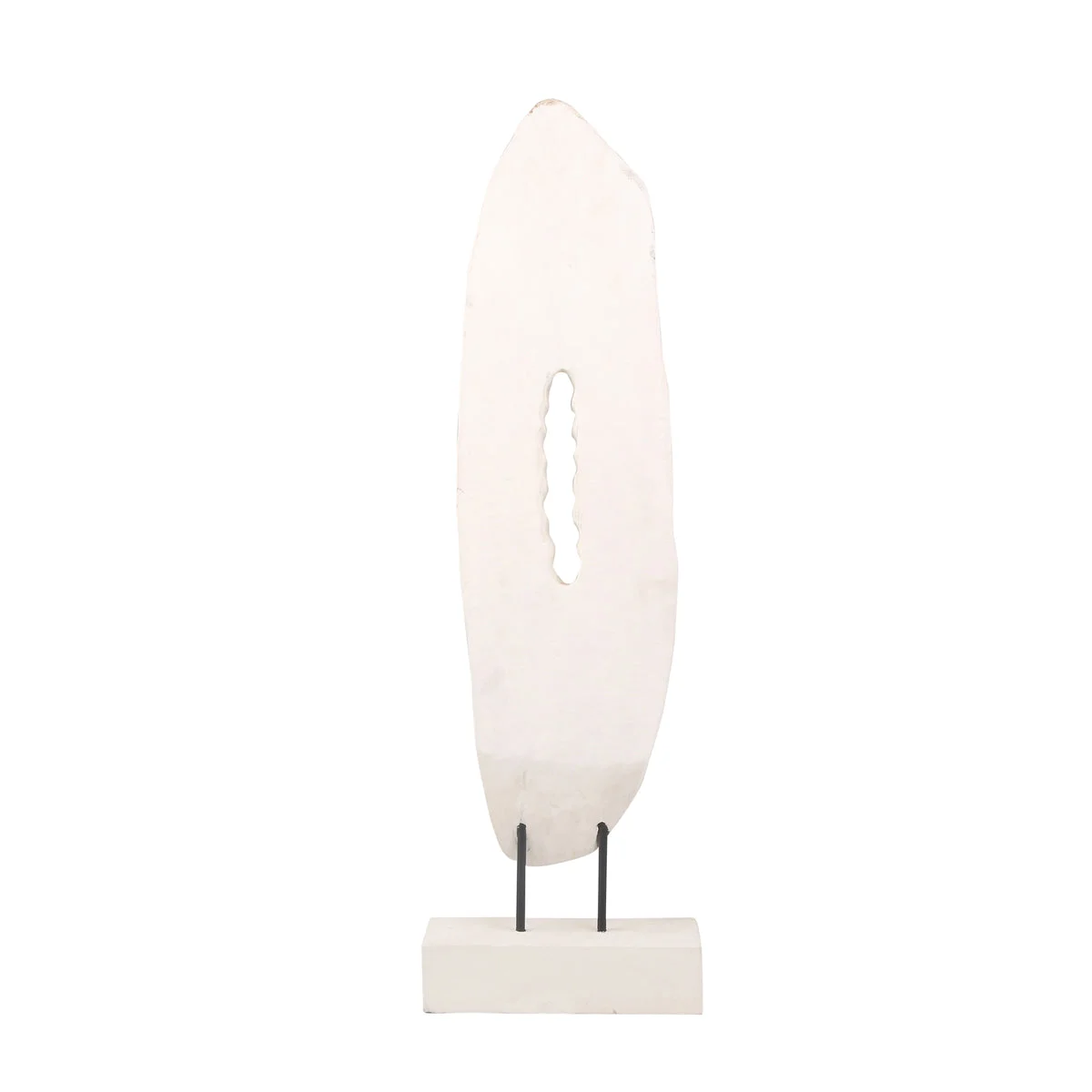 Sagebrook Home Mango Wood Vertical Tabledecor, White