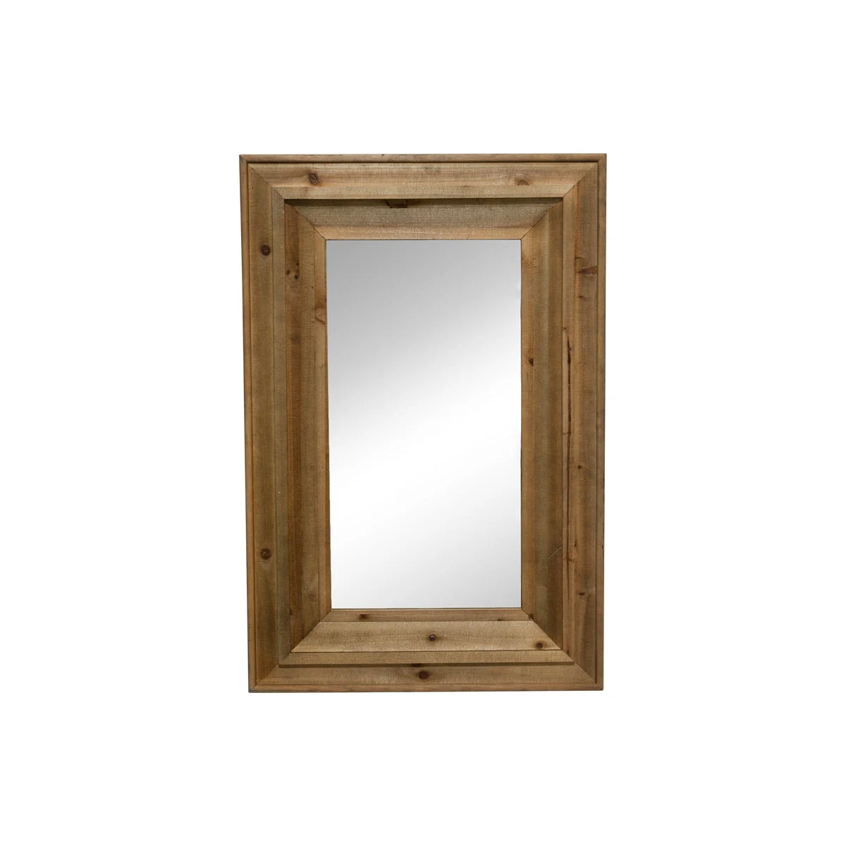 Sagebrook Home 14099-05 24" x 36" Wood Frame Wall Mirror, Brown Wb