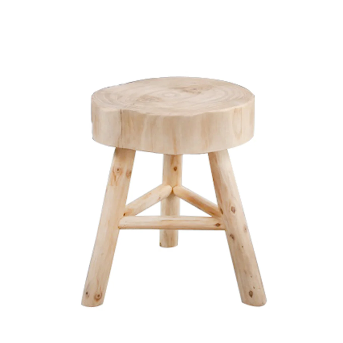Sagebrook Home Wooden 15.75`` Stool, Natural