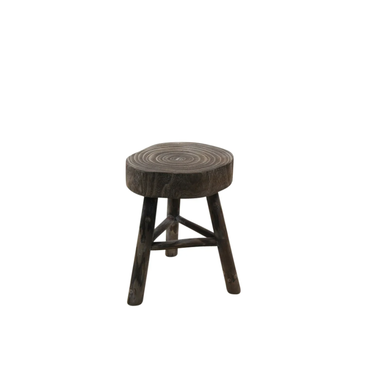 Sagebrook Home Wooden 15.75`` Stool, Gray