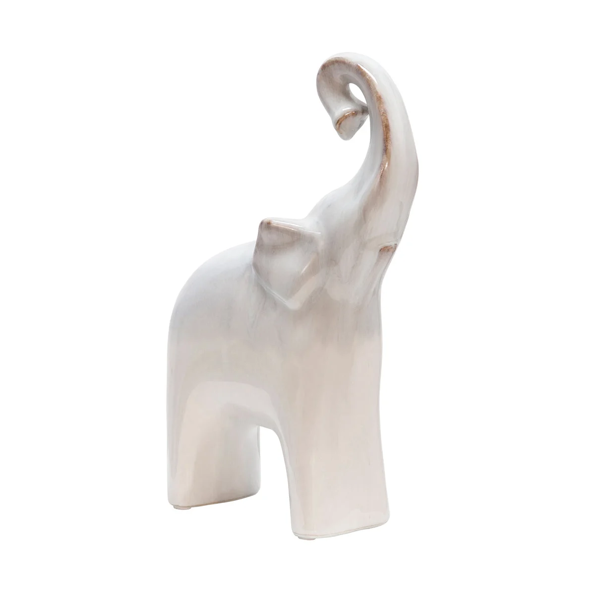 Sagebrook Home Ceramic 10.5"  Elephant, Cream
