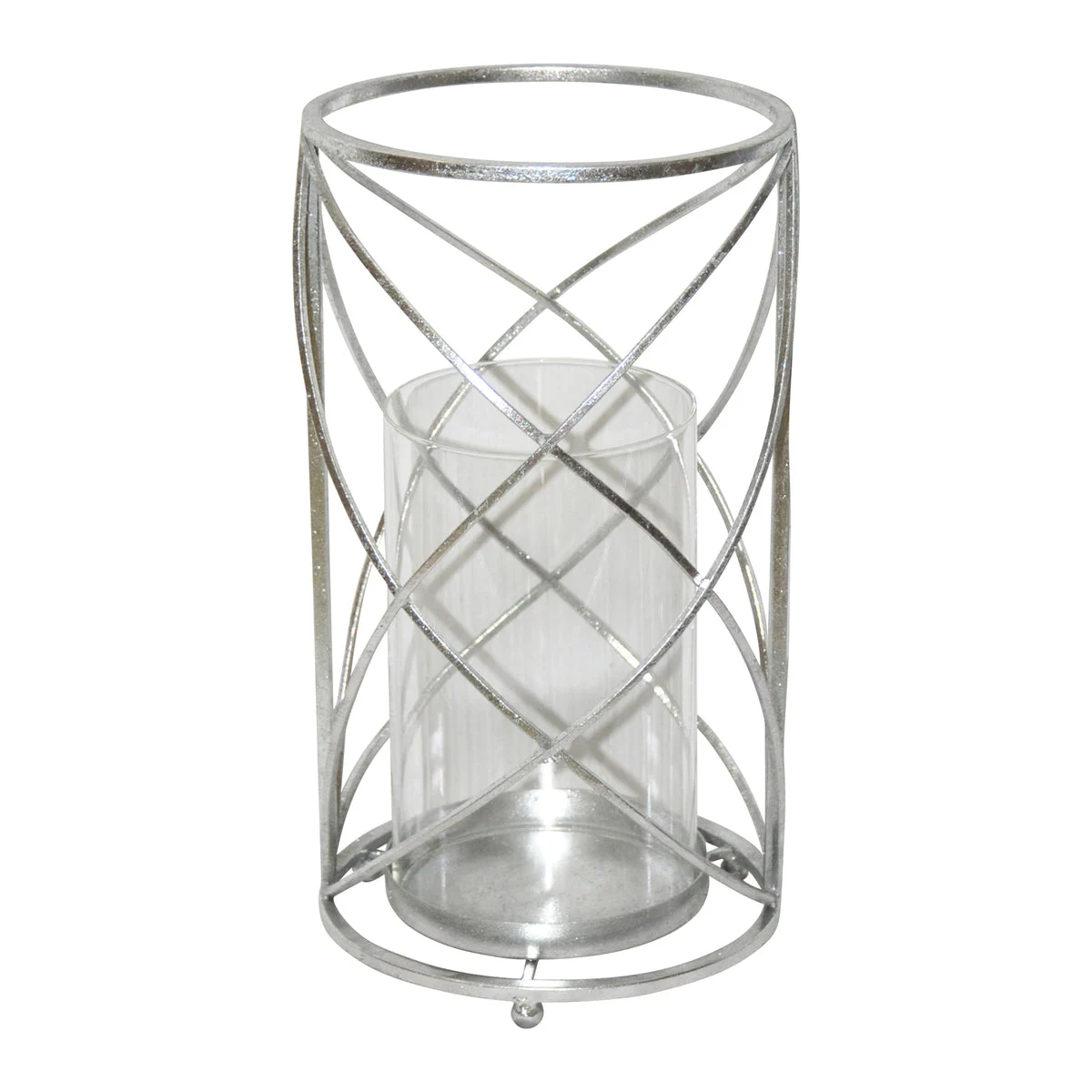 Sagebrook Home Metal 13" Table Top Decor, Silver