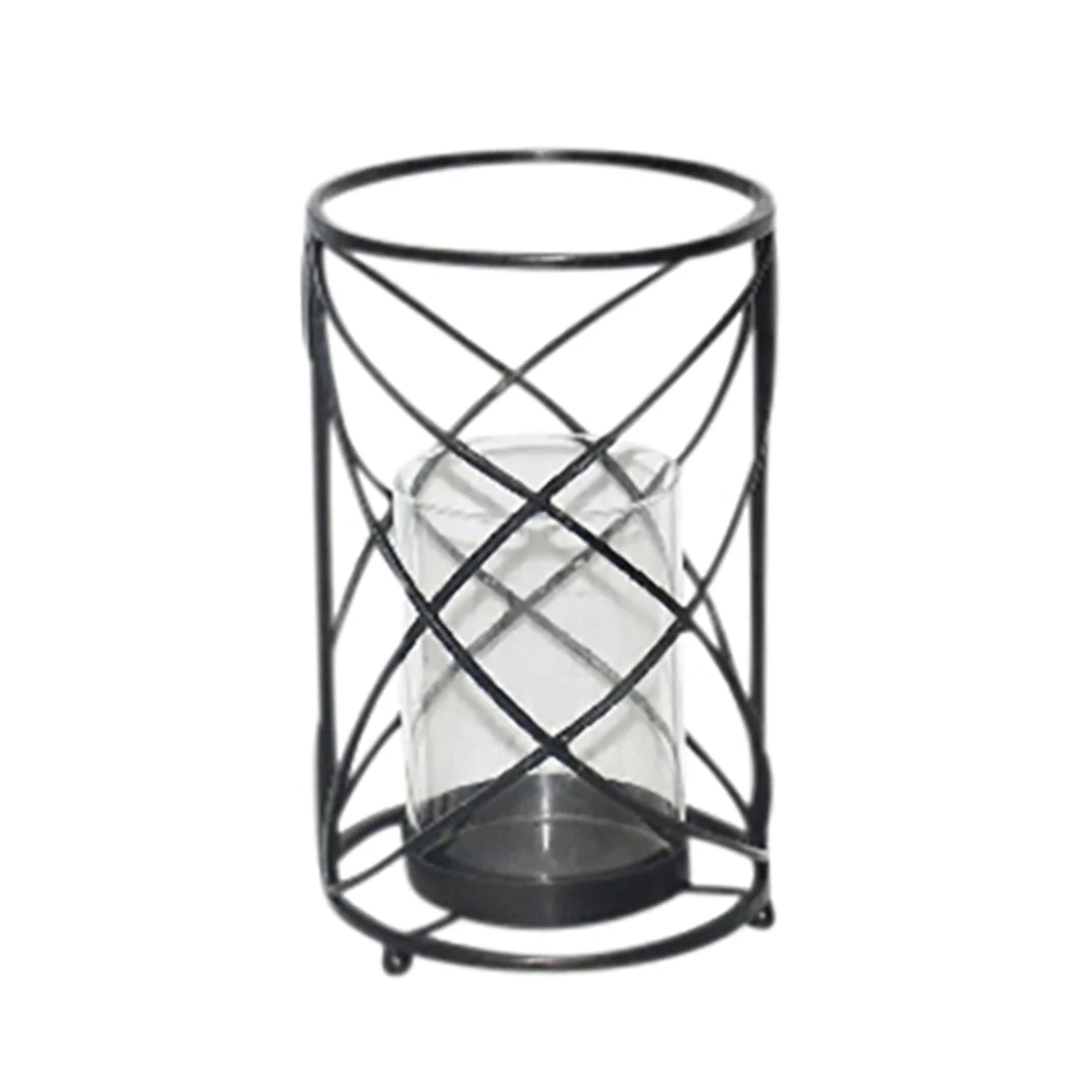 Sagebrook Home 14396-05 13" Metal Table Top Decor, Black