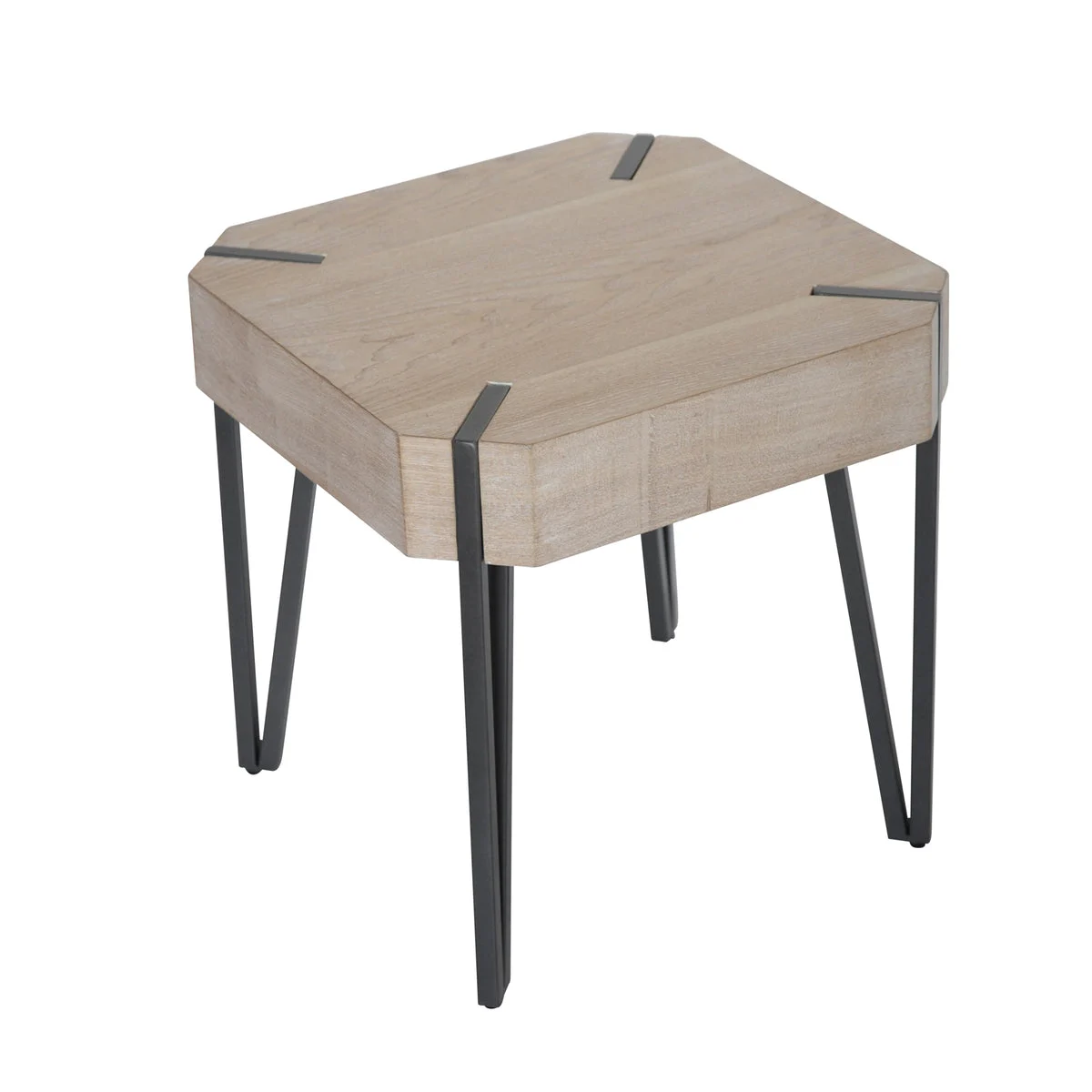 Sagebrook Home Wooden 20`` Accent Table, Beige Kd