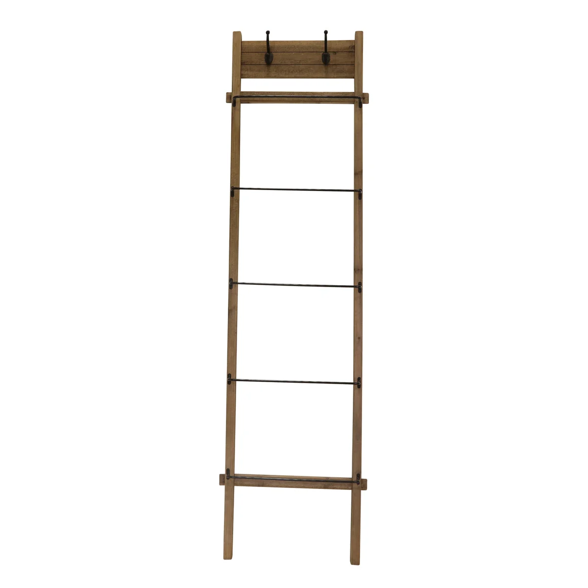 Sagebrook Home Wood / Metal 76`` Ladder, Brown