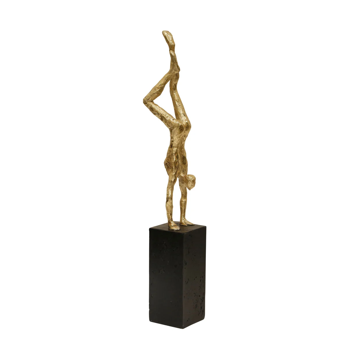 Sagebrook Home Resin 19`` Gymnast, Gold