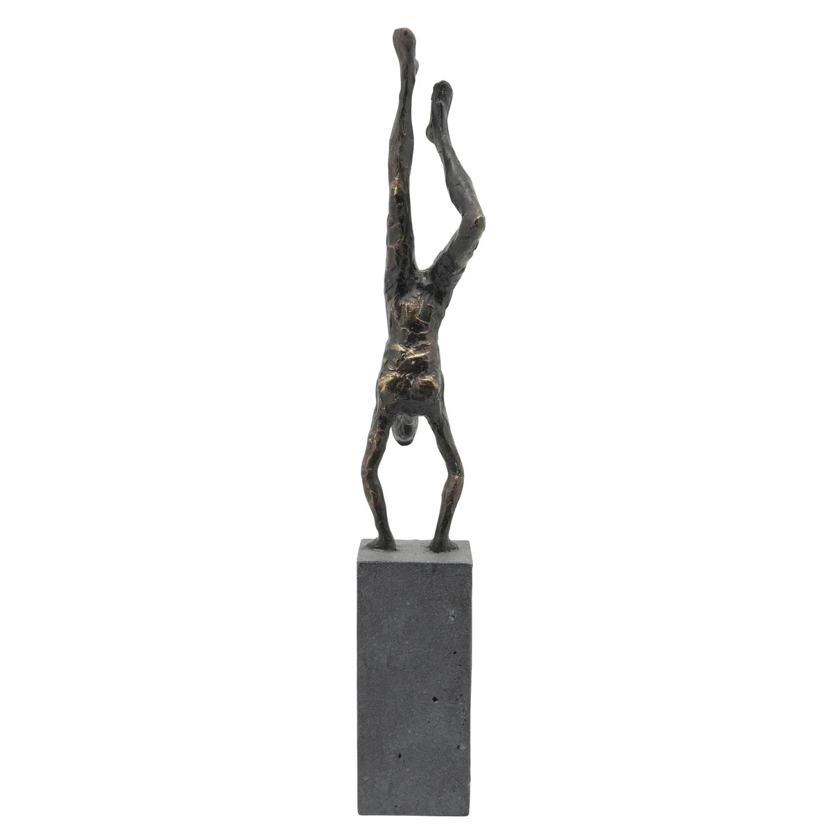 Sagebrook Home Resin 19`` Gymnast, Bronze