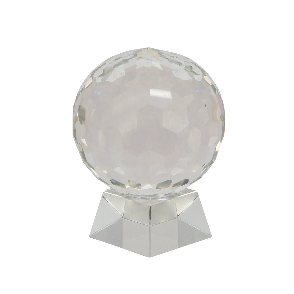 Sagebrook Home 14474-01 7" 01 Crystal Orb On Base