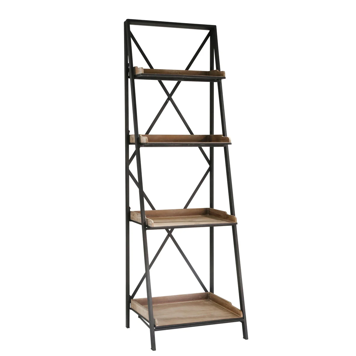 Sagebrook Home Wood, 57`` 4 Tier Shelf Stand