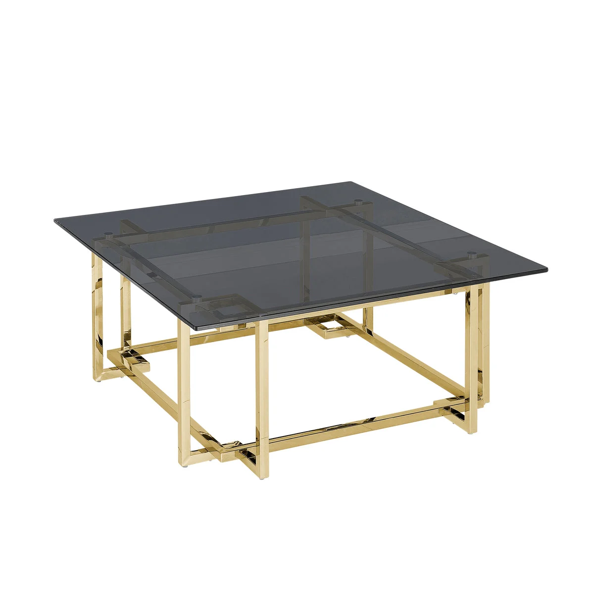 Sagebrook Home Stainless Steel Cocktail Table, Gold