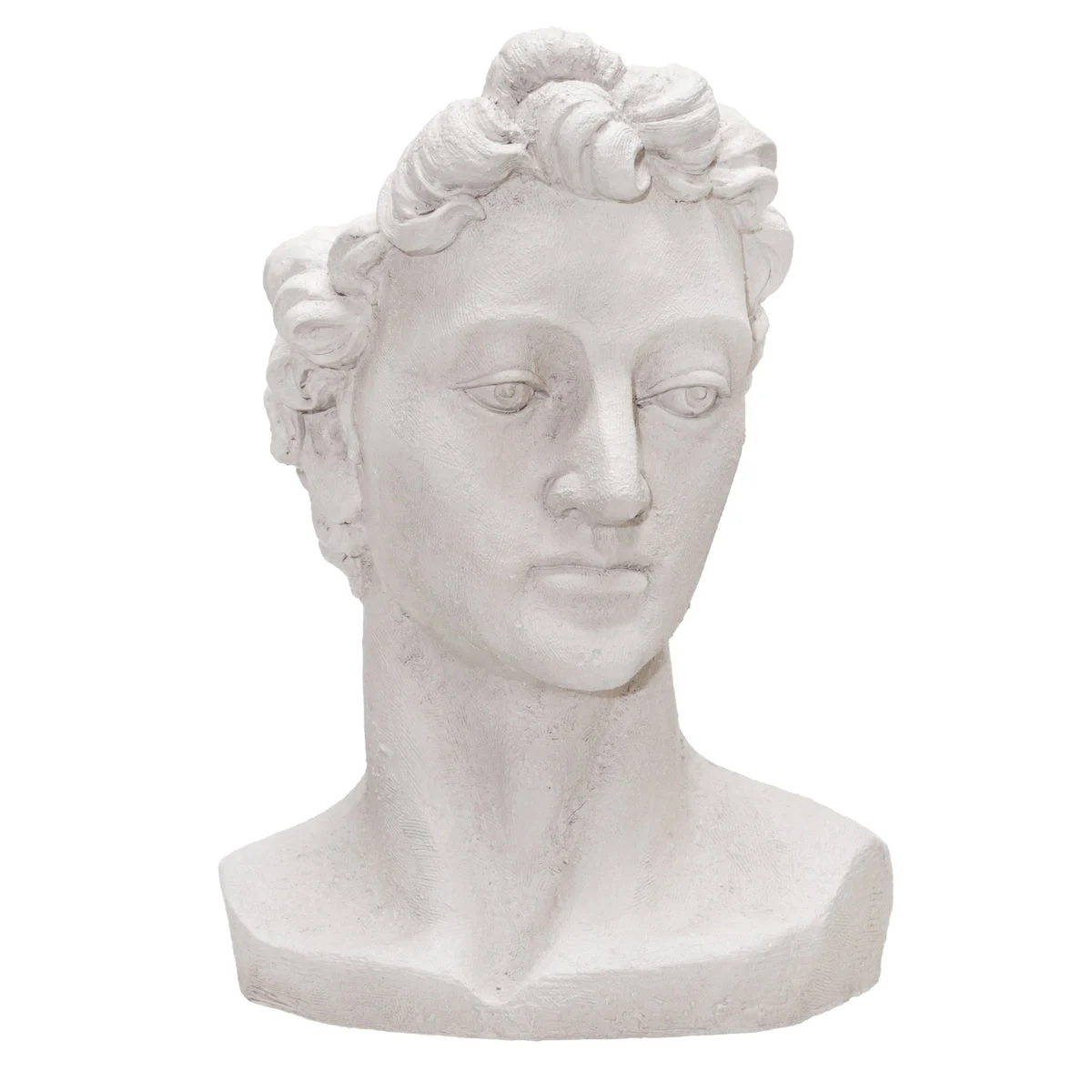 Sagebrook Home 21"H Greek Statue Planter, Ivory