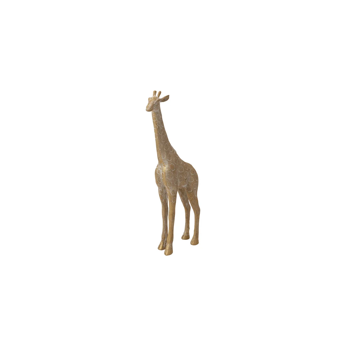 Sagebrook Home Polyresin 13`` Giraffe Deco, Gold