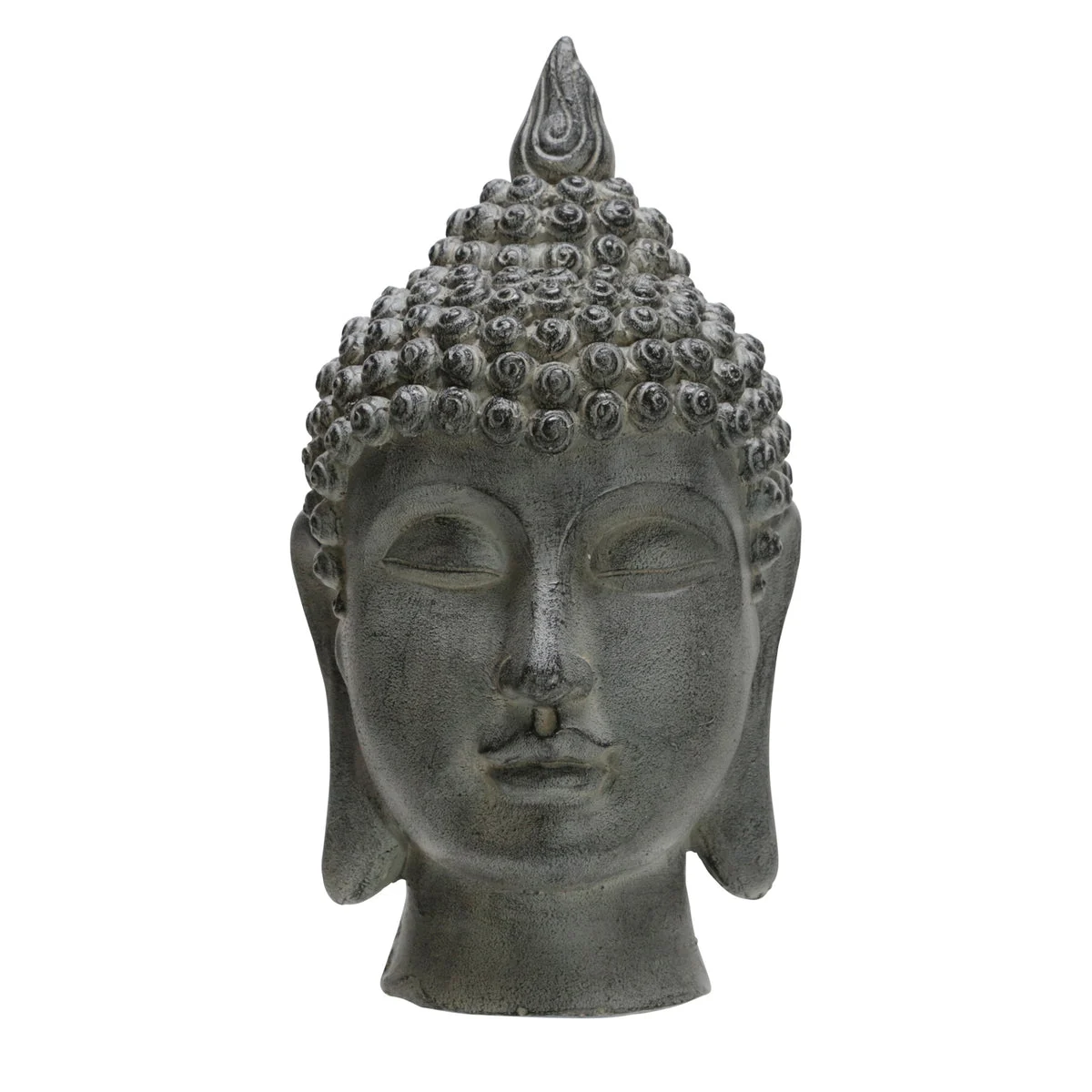 Sagebrook Home 15124 20" Buddha Head, Gray