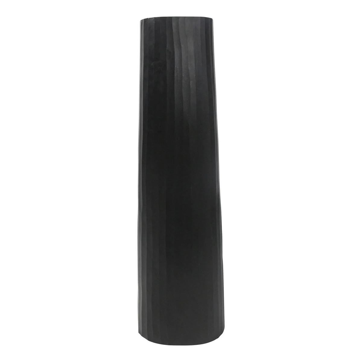 Sagebrook Home Aluminum 36" Textured Vase, Matte Black
