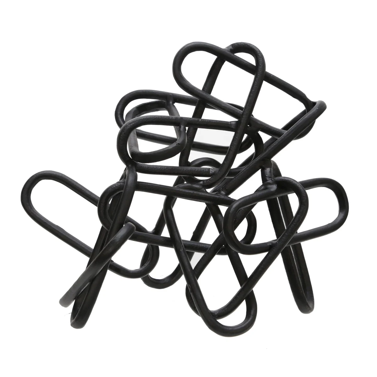 Sagebrook Home Metal 16`` Chain Deco, Black