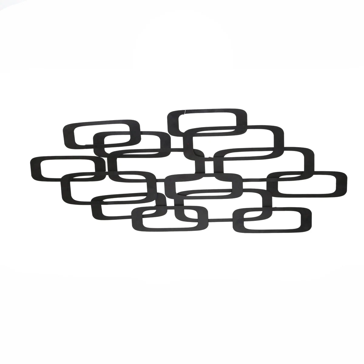 Sagebrook Home Metal 40`` Links Wall Decor, Black Wb