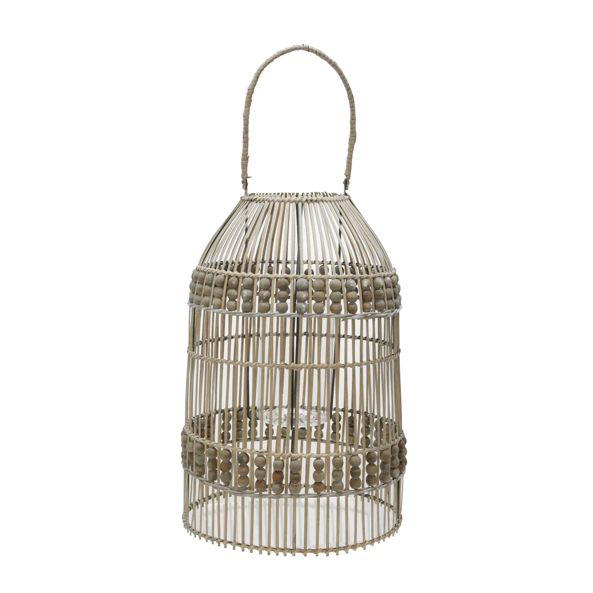 Sagebrook Home 25``H Rattan Lantern, Brown