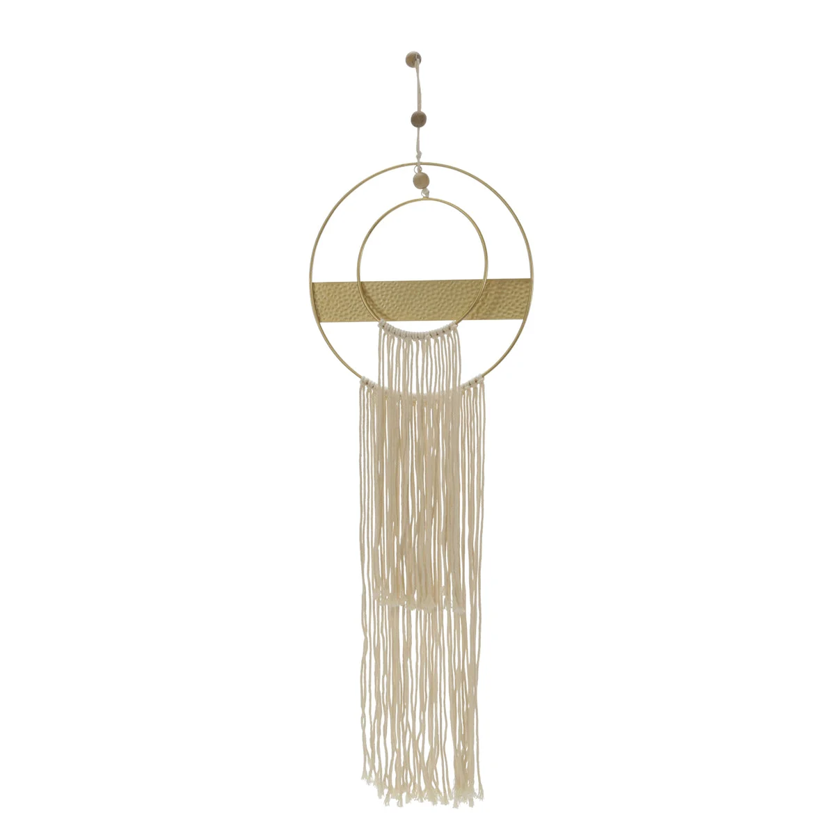 Sagebrook Home Metal 41``H Dream Catcher W/ Tassels, Natural