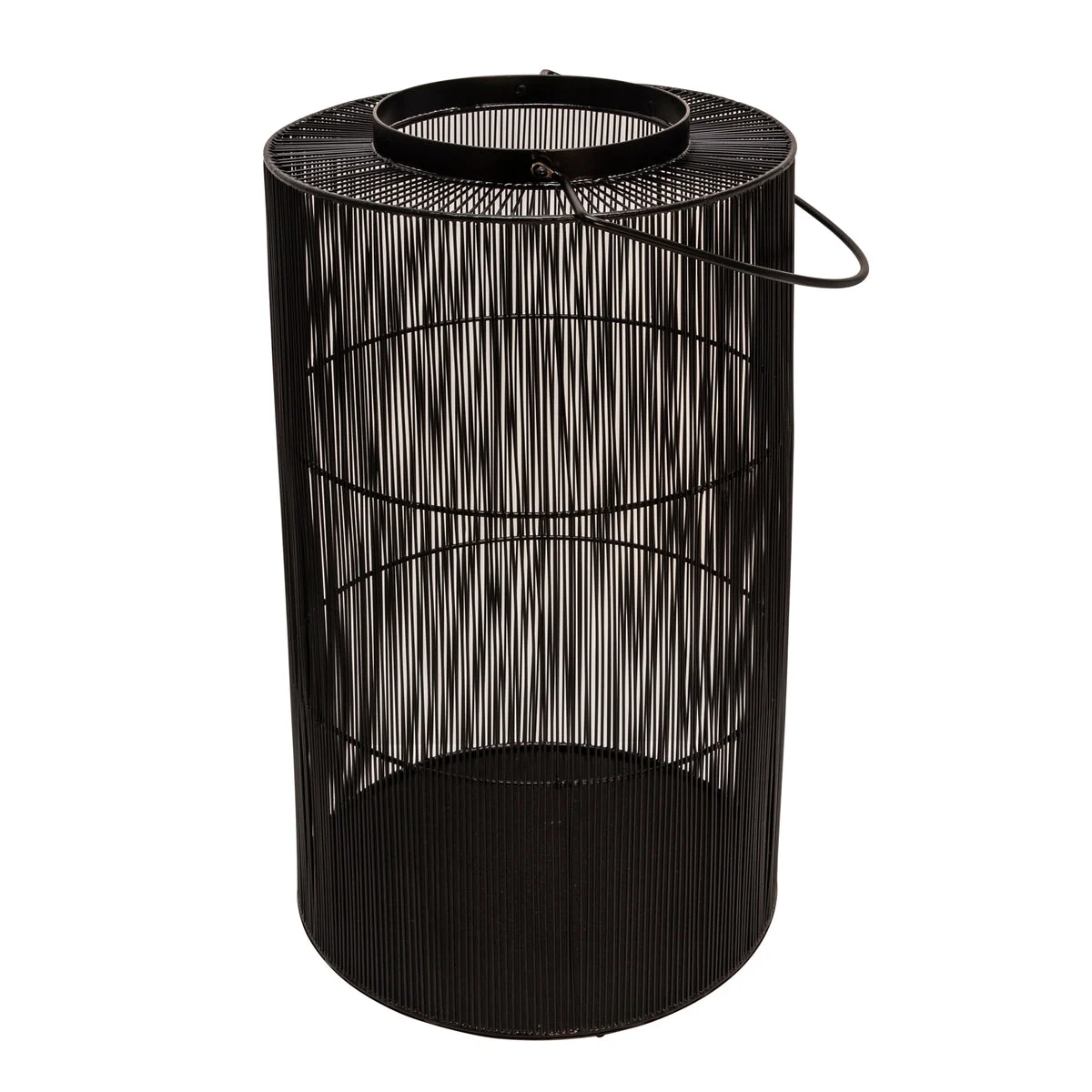 Sagebrook Home 15649-11 26" Metal Wire Lantern, Black