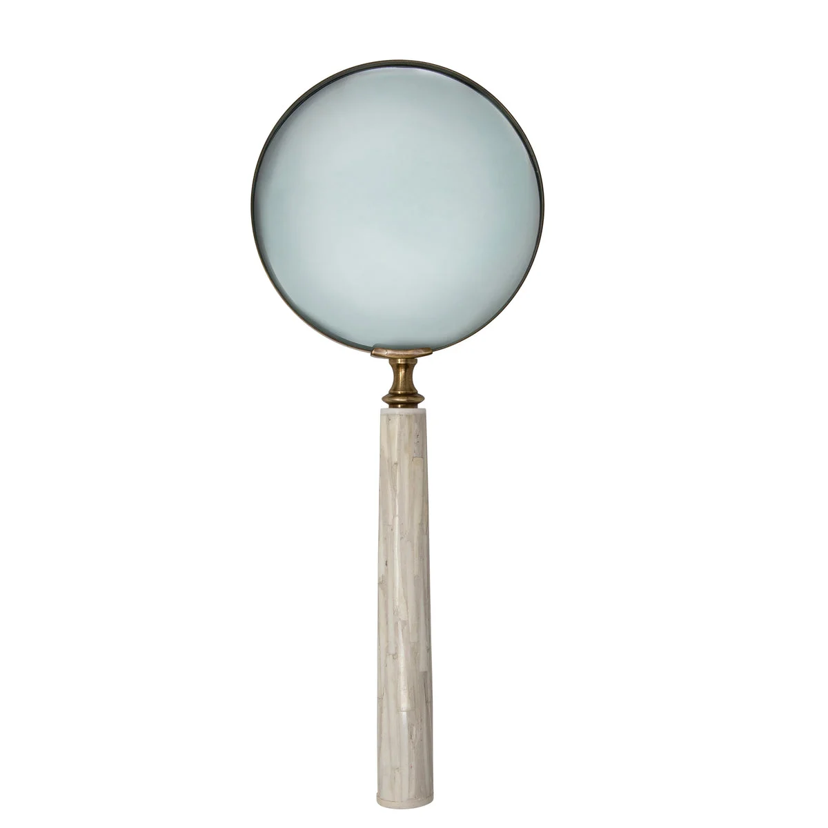 Sagebrook Home 15508 6" D Magnifying Glass In Resin Handle, Ivory