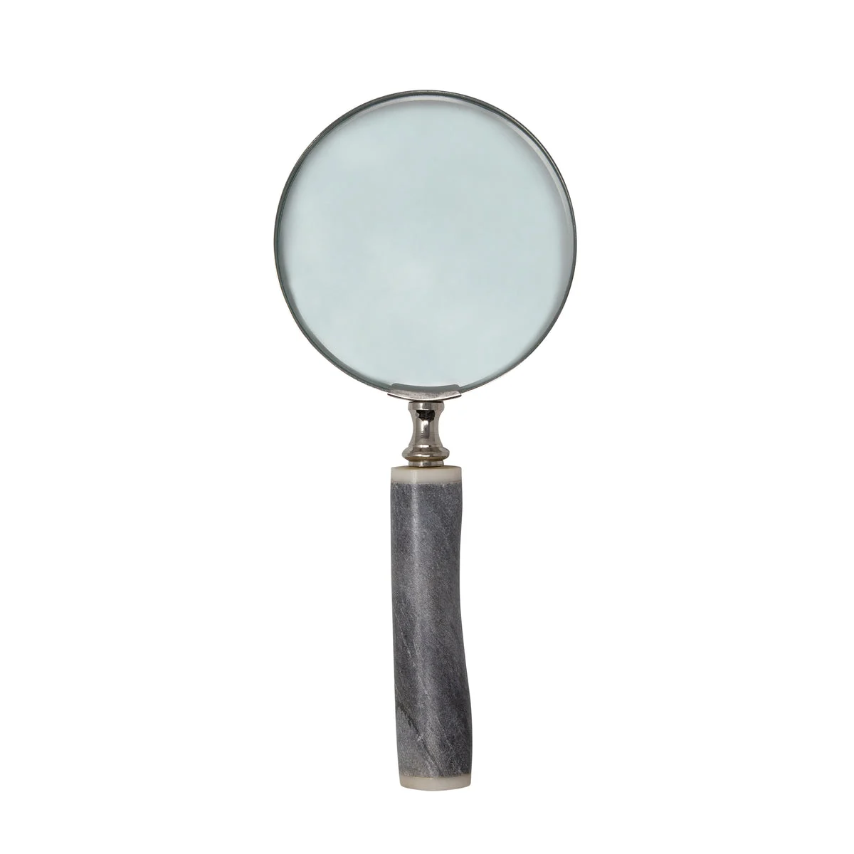 Sagebrook Home 15511 4" D Magnifying Glass In Resin Handle, Gray