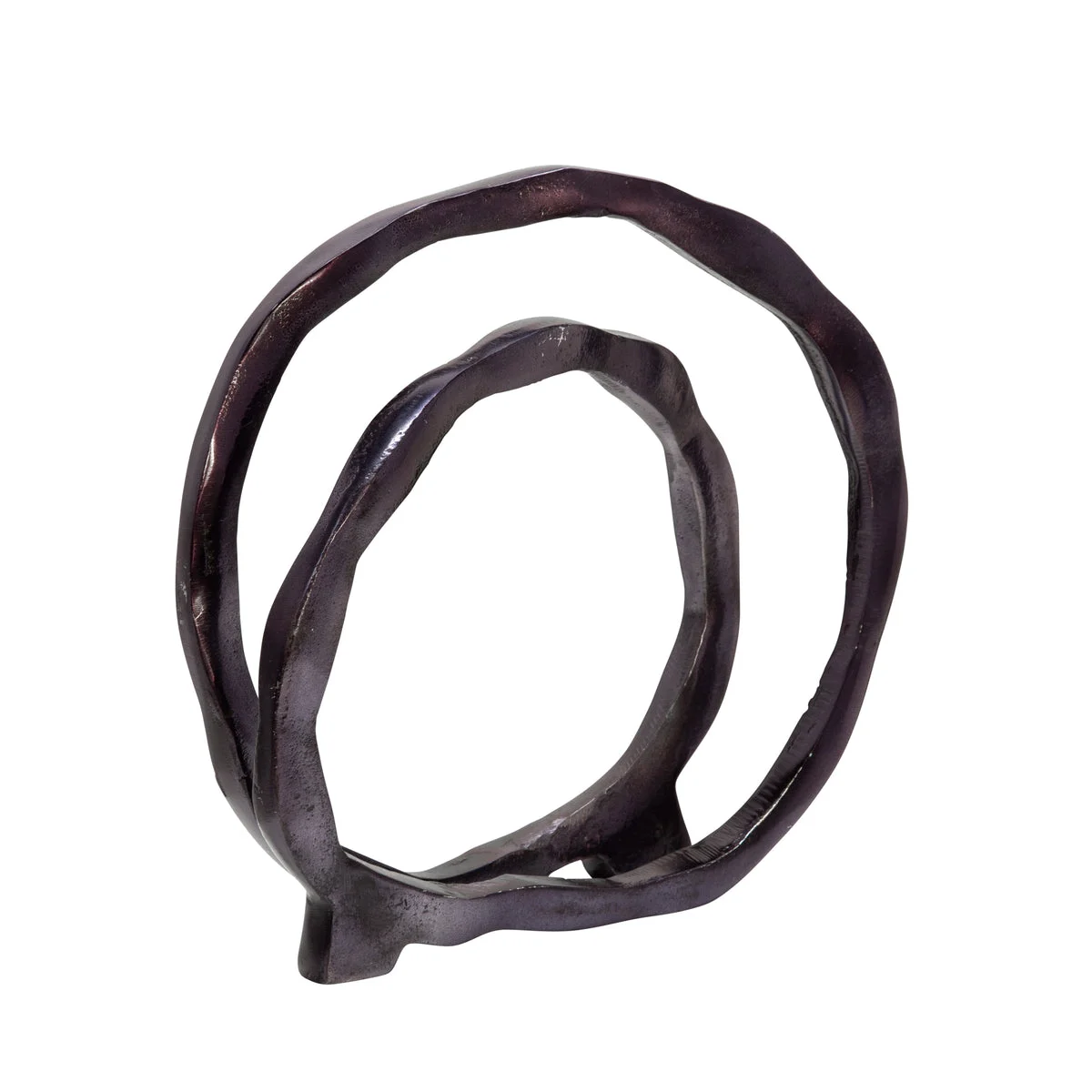 Sagebrook Home 15517 10" Knot, Gun Metal Abstract Artistry Decor