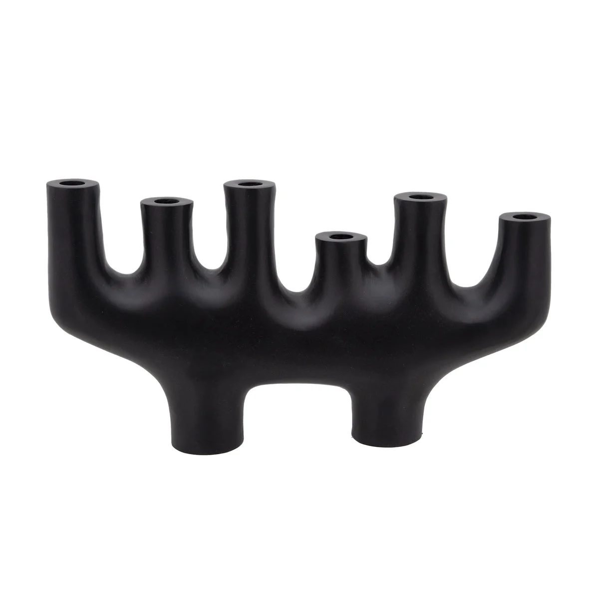 Sagebrook Home 15540 18" 6-Candelabra, Black