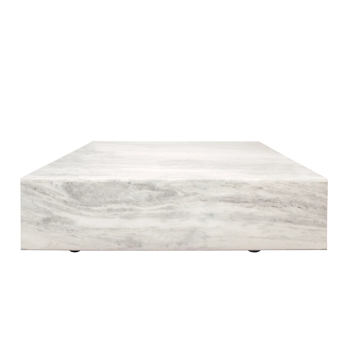 Sagebrook Home 48X48 Marble Coffee Table, White