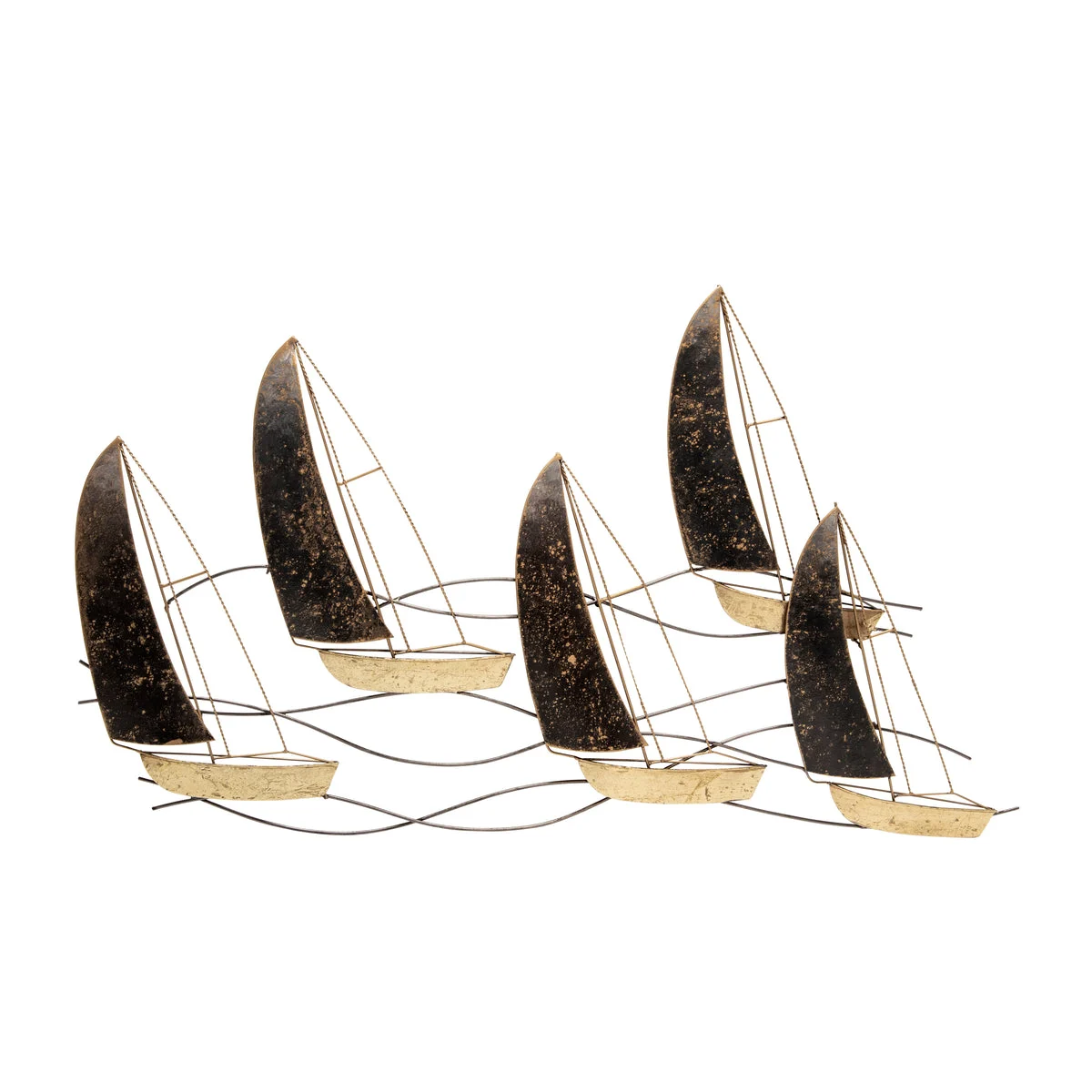 Sagebrook Home Metal 35`` Sailboats, Bronze Wb