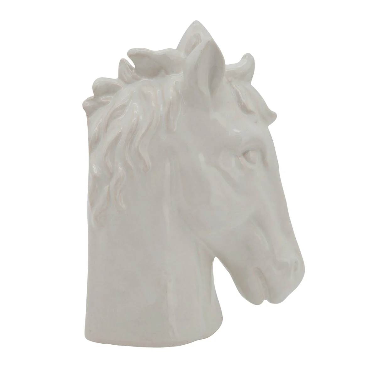 Sagebrook Home 15849 8" Horse Head, White