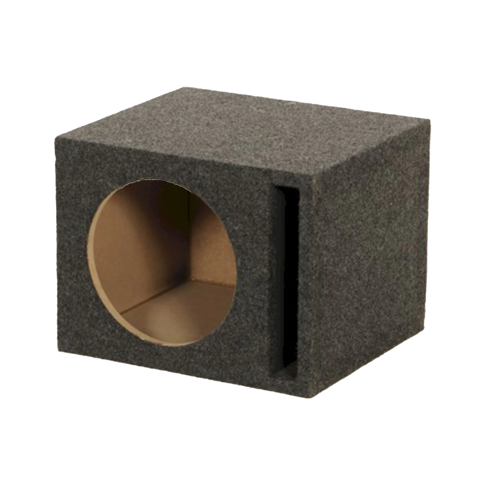 QPower QSBASS10 Single 10 Inch Vented Slot Ported Subwoofer Sub Enclosure Box