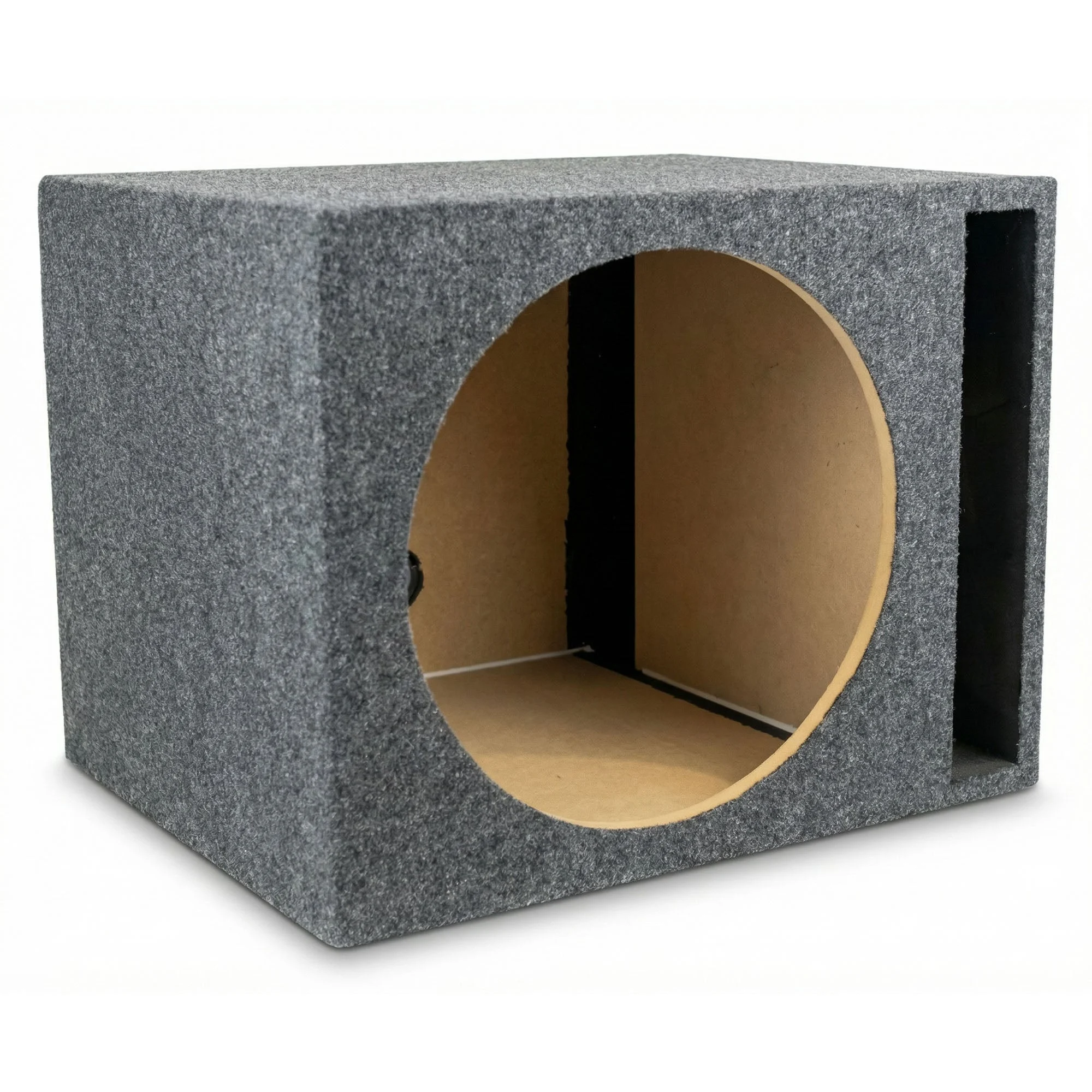 QPower 15" Single Empty Vented Ported Car Audio Subwoofer Sub Box Enclosure