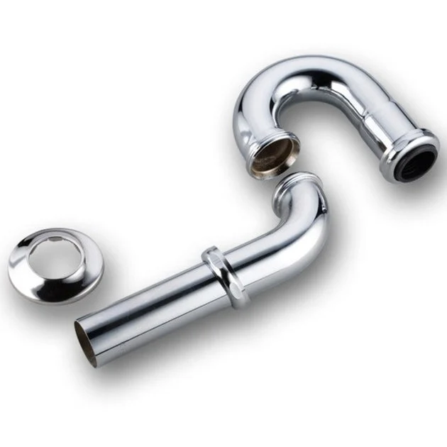 P-Trap Brass 1-1/2 Inch 17 Gauge Chrome