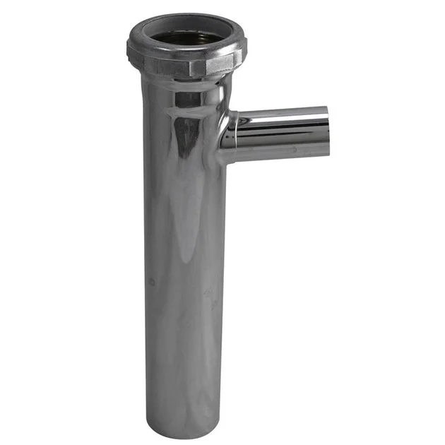 Tailpiece Slip Joint 1-1/2 x 8 Inch Satin Brass 22 Gauge
