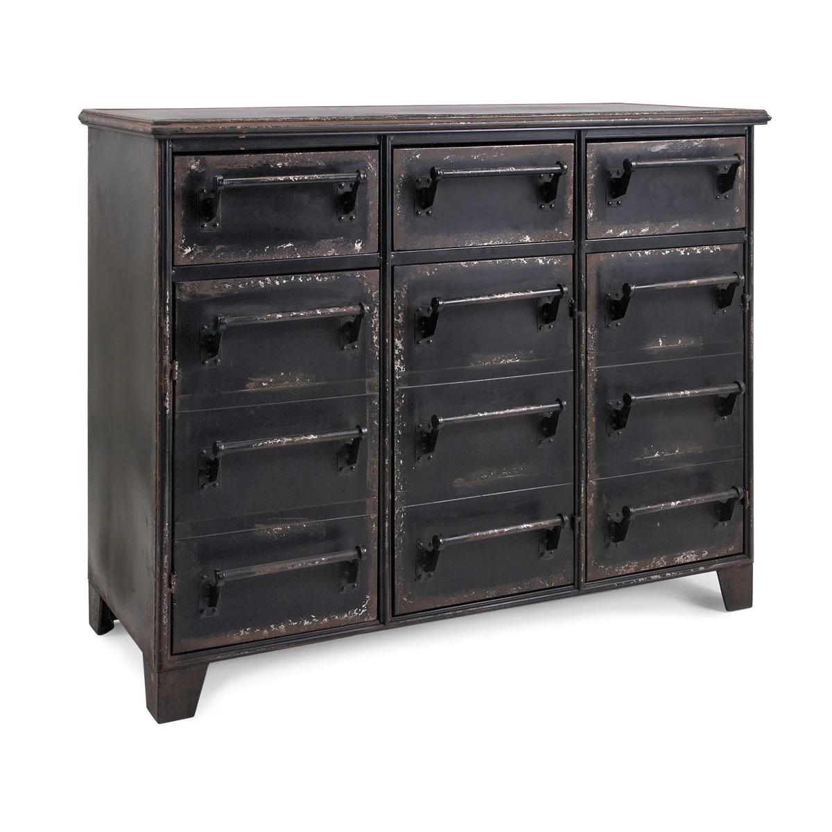 IMAX Worldwide Home Drexel 3-Drawer Metal Cabinet